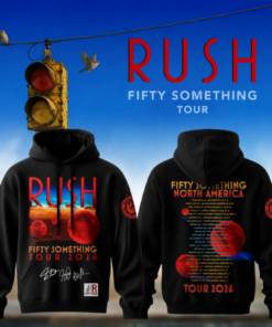 RUSH “Fifty Something Tour” 2026 Signed Hoodie v3