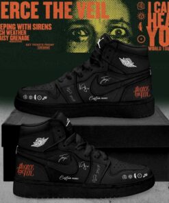Pierce the Veil I Can’t Hear You World Tour 2026 Signature Custom AJ1 Shoes v1