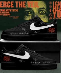 Pierce the Veil I Can’t Hear You World Tour 2026 Signature Custom AF1 Shoes v2
