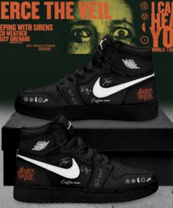 Pierce the Veil I Can’t Hear You World Tour 2026 Signature Custom AJ1 Shoes v2