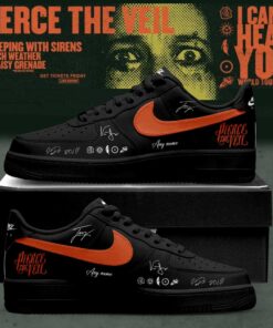 Pierce the Veil I Can’t Hear You World Tour 2026 Signature Custom AF1 Shoes v3