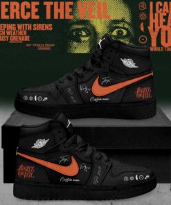 Pierce the Veil I Can’t Hear You World Tour 2026 Signature Custom AJ1 Shoes V3