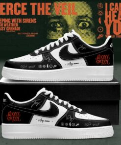 Pierce the Veil I Can’t Hear You World Tour 2026 Signature Custom AF1 Shoes v4