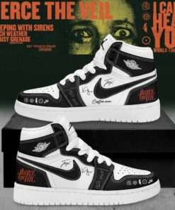 Pierce the Veil I Can’t Hear You World Tour 2026 Signature Custom AJ1 Shoes V4