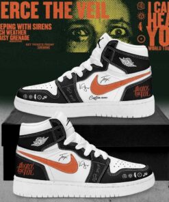 Pierce the Veil I Can’t Hear You World Tour 2026 Signature Custom AJ1 Shoes V5