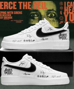 Pierce the Veil I Can’t Hear You World Tour 2026 Signature Custom AF1 Shoes v8