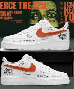 Pierce the Veil I Can’t Hear You World Tour 2026 Signature Custom AF1 Shoes v9