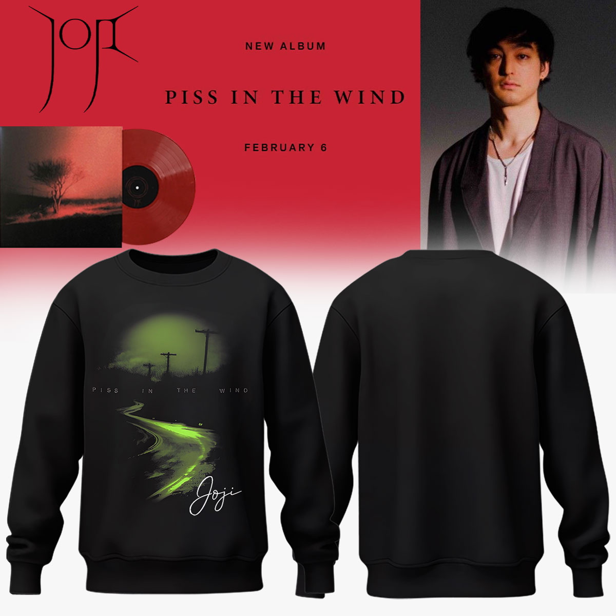 Joji Solaris Tour 2026 Special Sweatshirt v3 Joji Solaris Tour 2026 Special Sweatshirt v3