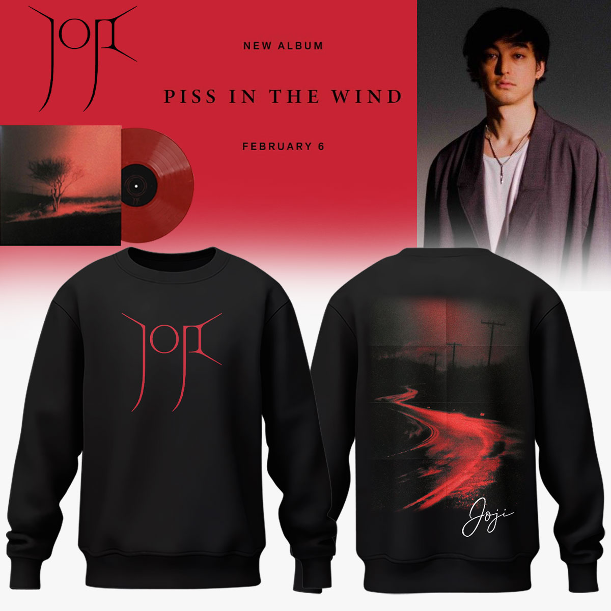 Joji Solaris Tour 2026 Special Sweatshirt v2 Joji Solaris Tour 2026 Special Sweatshirt v2