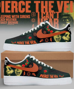 “I CAN’T HEAR YOU” – Pierce The Veil Customize AF1 Sneakers
