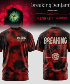 Breaking Benjamin American Tour 2026 Streetwear 3D Graphic Tee