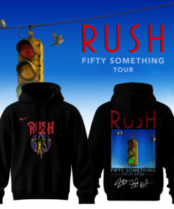 RUSH “Fifty Something Tour” 2026 Signed Hoodie – Black