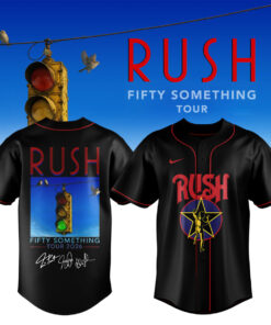 RUSH “Fifty Something Tour” 2026 Signed Jersey – Black