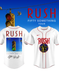 RUSH “Fifty Something Tour” 2026 Signed Jersey – White