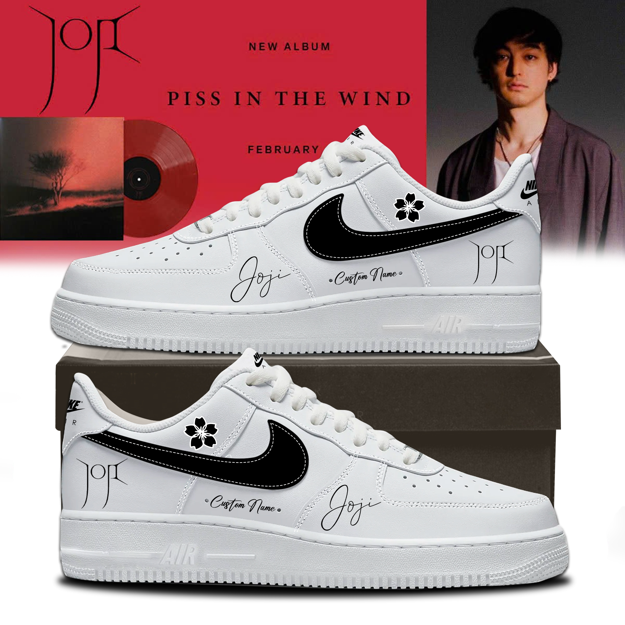 Joji Solaris Tour 2026 Sign Custom Air Force 1 Shoes v1 Joji Solaris Tour 2026 Sign Custom Air Force 1 Shoes v1
