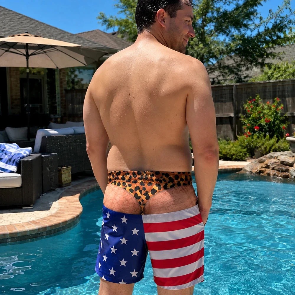 Custom Funny Men Swim Beach Shorts Custom Funny Men Swim Beach Shorts
