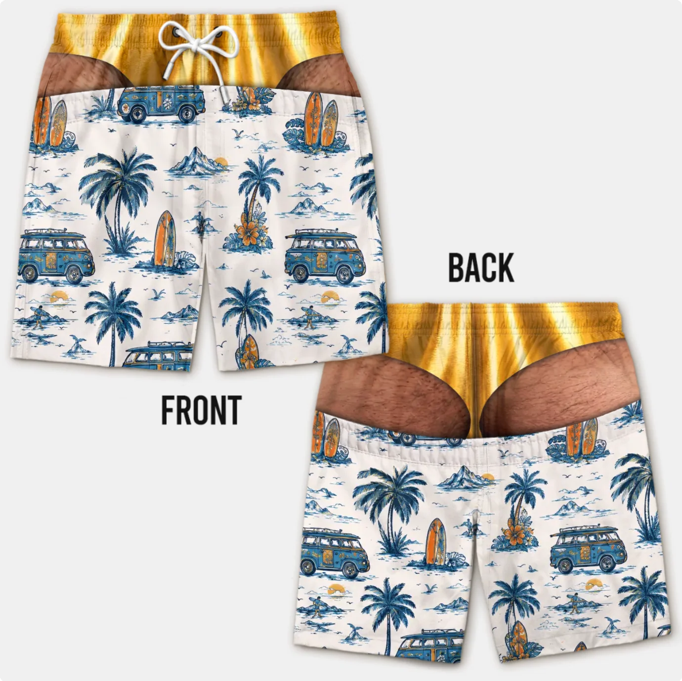 Custom Funny Men Swim Beach Shorts Custom Funny Men Swim Beach Shorts