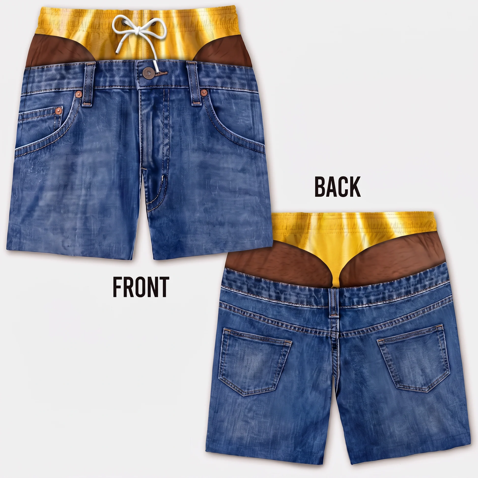 Custom Funny Men Swim Beach Shorts Custom Funny Men Swim Beach Shorts