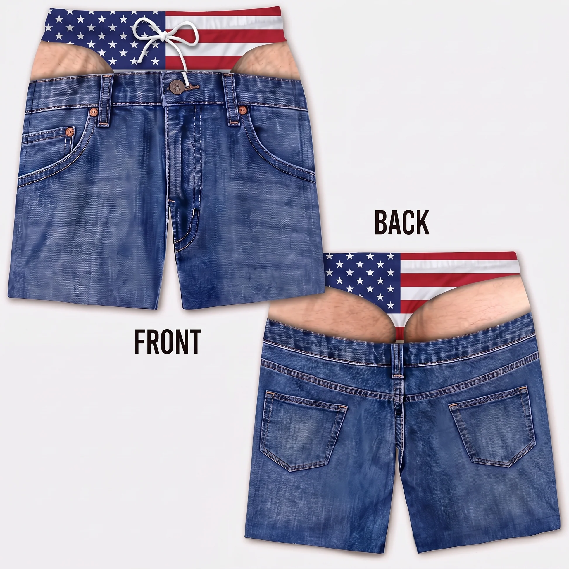 Custom Funny Men Swim Beach Shorts Custom Funny Men Swim Beach Shorts