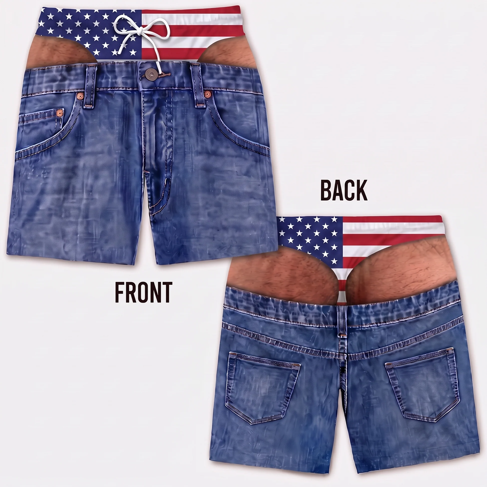Custom Funny Men Swim Beach Shorts Custom Funny Men Swim Beach Shorts