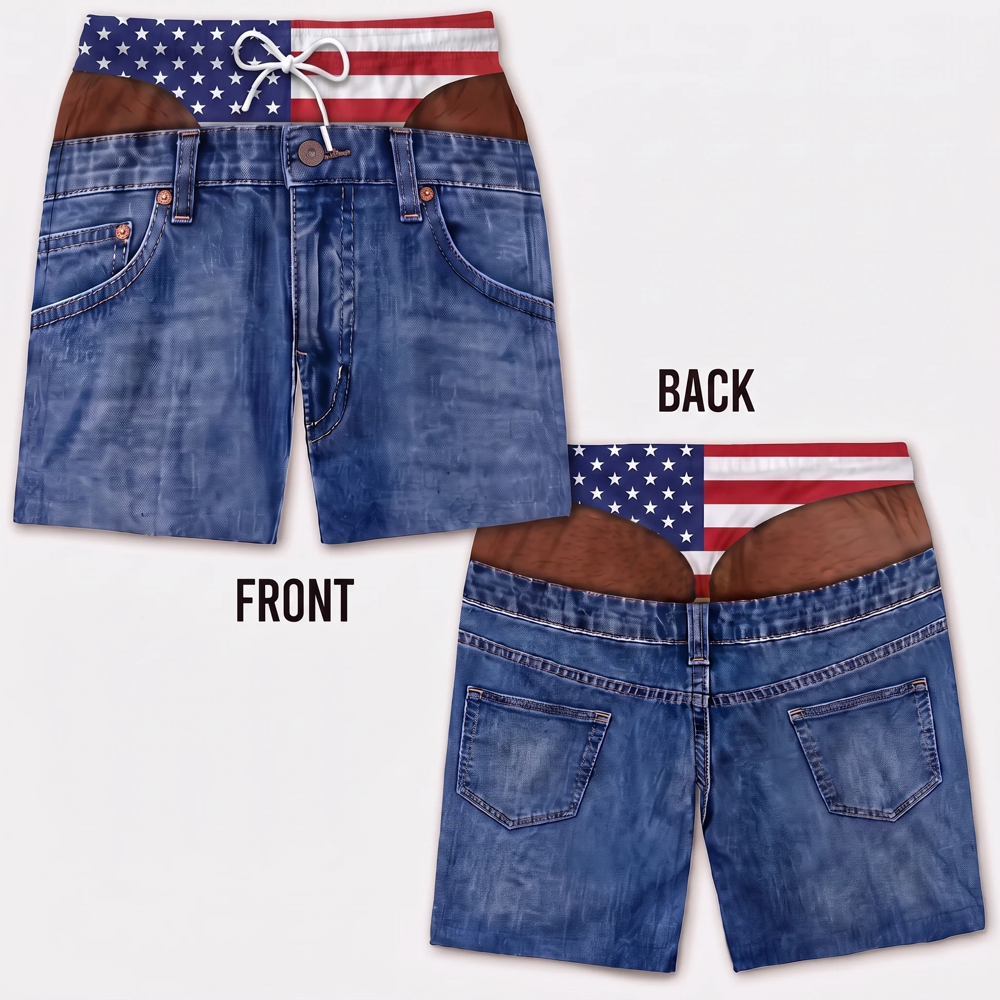 Custom Funny Men Swim Beach Shorts Custom Funny Men Swim Beach Shorts