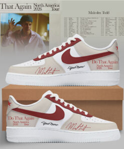 Malcolm Todd Do That Again Tour 2026 Custom AF1 Shoes v10