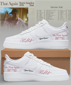 Malcolm Todd Do That Again Tour 2026 Custom AF1 Shoes v9