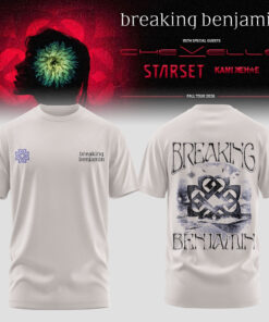 Breaking Benjamin American Tour 2026 Retro Rock 3D Graphic Tee