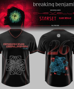 Breaking Benjamin American Tour 2026 3D Graphic Football Jersey