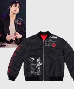 Jungkook BTS What Is Your Love Song Bomber Jacket Jungkook BTS What Is Your Love Song Bomber Jacket