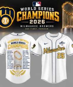 ,Milwaukee Brewers 2026 World Series Champions – Jersey