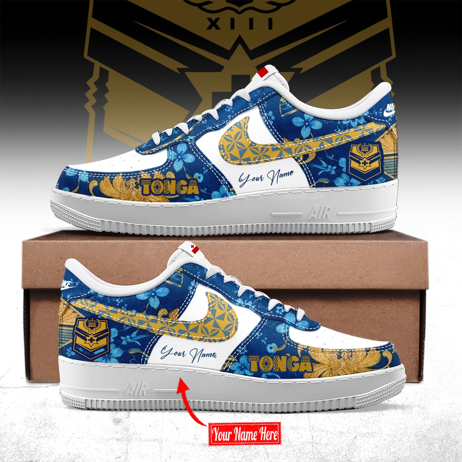 Tonga Rugby League 2026 World Cup AF1 Shoes Tonga Rugby League 2026 World Cup AF1 Shoes