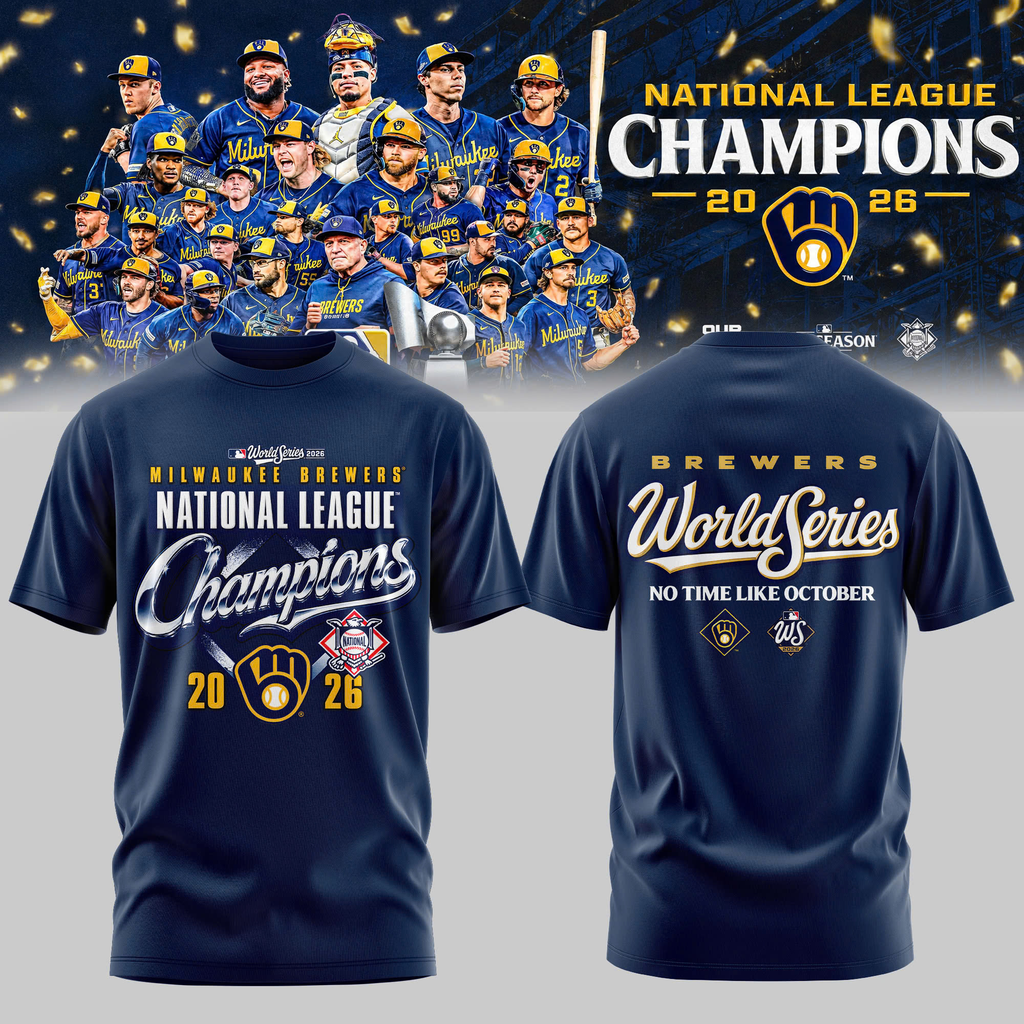 NLCS Champions 2026 Edition Tshirt NLCS Champions 2026 Edition Tshirt