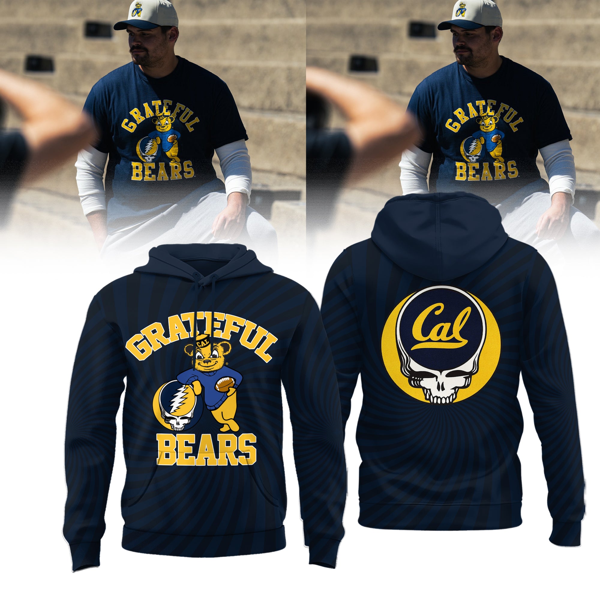 Cal Grateful Dead Hoodie Cal Grateful Dead Hoodie
