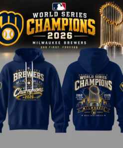 Milwaukee Brewers 2026 World Series Champions – Hoodie