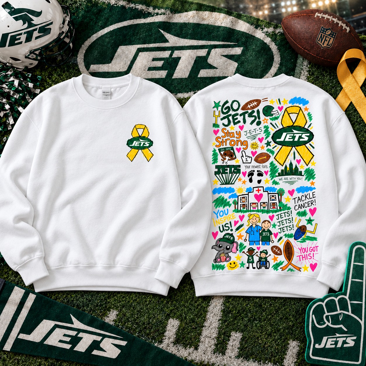 GO JETS! STAY STRONG! Sweatshirt GO JETS! STAY STRONG! Sweatshirt