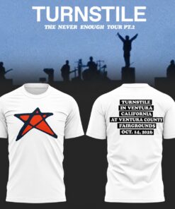 Limited THE NEVER ENOUGH TOUR In Ventura, Ca TShirt