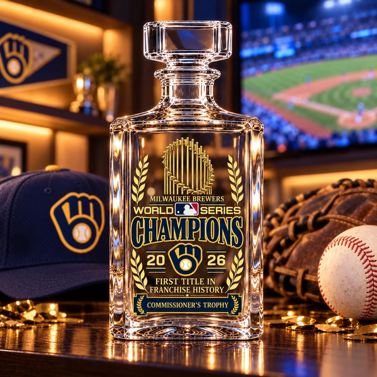 Limited Edition 2026 World Series Champions Decanter Limited Edition 2026 World Series Champions Decanter