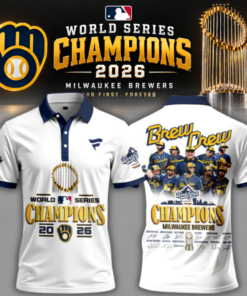 .Milwaukee Brewers 2026 World Series Champions – Polo