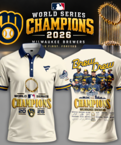.Milwaukee Brewers 2026 World Series Champions – Polo