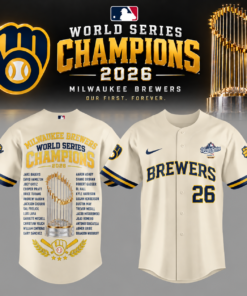 ,Milwaukee Brewers 2026 World Series Champions – Jersey
