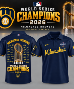 .Milwaukee Brewers 2026 World Series Champions – Polo