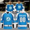 . W Nailers Marvel Super Hero Night 2026 Hockey Jersey Custom Name, Number