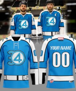 . W Nailers Marvel Super Hero Night 2026 Hockey Jersey Custom Name, Number