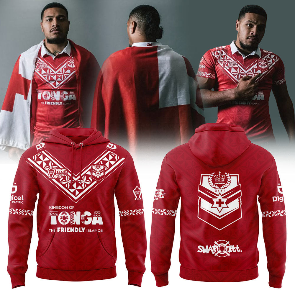 Tonga Rugby League 2026 World Cup Hoodie Tonga Rugby League 2026 World Cup Hoodie