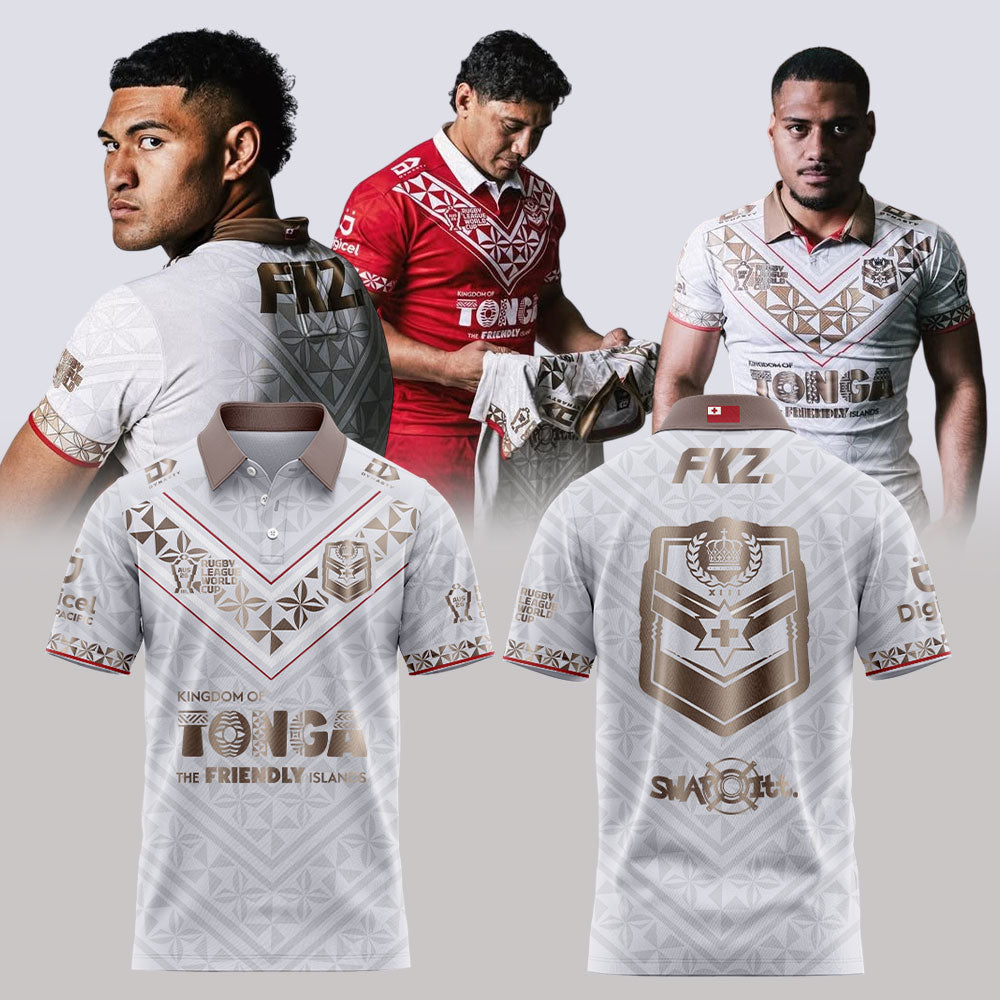 Tonga Rugby League 2026 World Cup Polo Tonga Rugby League 2026 World Cup Polo