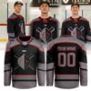 . W Nailers 2026-2027 Black Replica Alternate Hockey Jersey Custom Name, Number