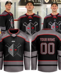 . W Nailers 2026-2027 Black Replica Alternate Hockey Jersey Custom Name, Number