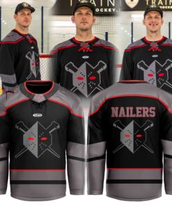 . W Nailers 2026-2027 Black Replica Alternate Hockey Jersey