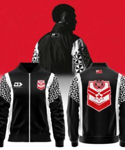 For Tonga Rugby League ’26 Tracksuit Retro Track Zip Jacket